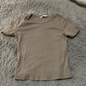 Casual Tan T-Shirt for Women